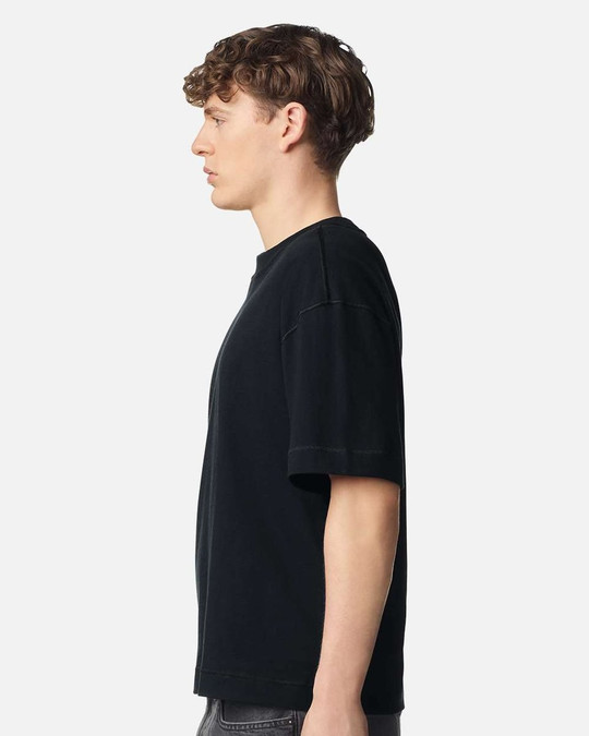 American Apparel 13ML0 - Camiseta Unisex de Algodón Pesado de Longitud Media