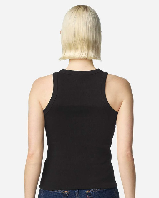 American Apparel BR2101 - Camiseta sin mangas acanalada para mujer