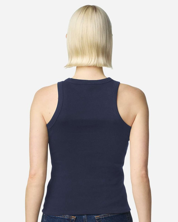 American Apparel BR2101 - Camiseta sin mangas acanalada para mujer