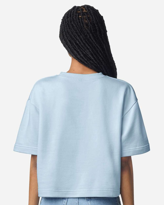 American Apparel FTCB0 - Women's French Terry Mid-Length Boxy Top