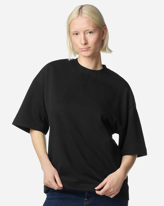 American Apparel FTEX00 - Top de tripulación unisex de felpa francesa