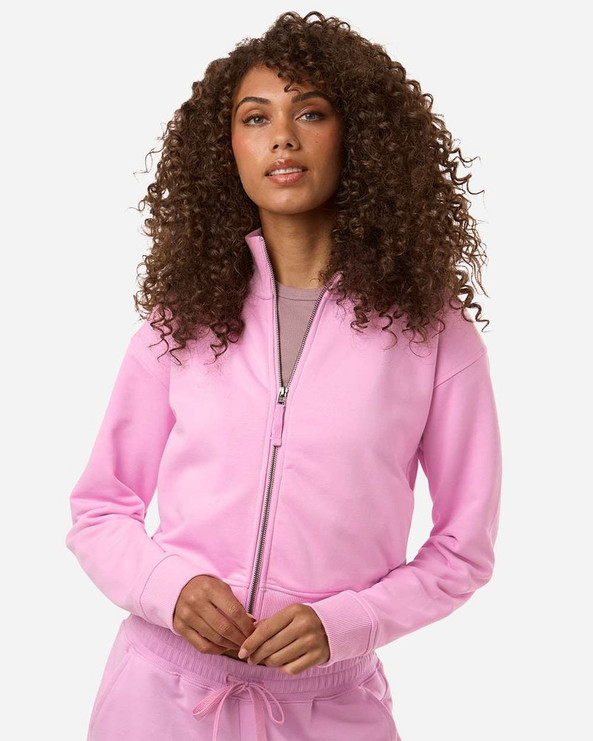 American Apparel FTJ00 - Chaqueta de felpa francesa con cremallera completa para mujer