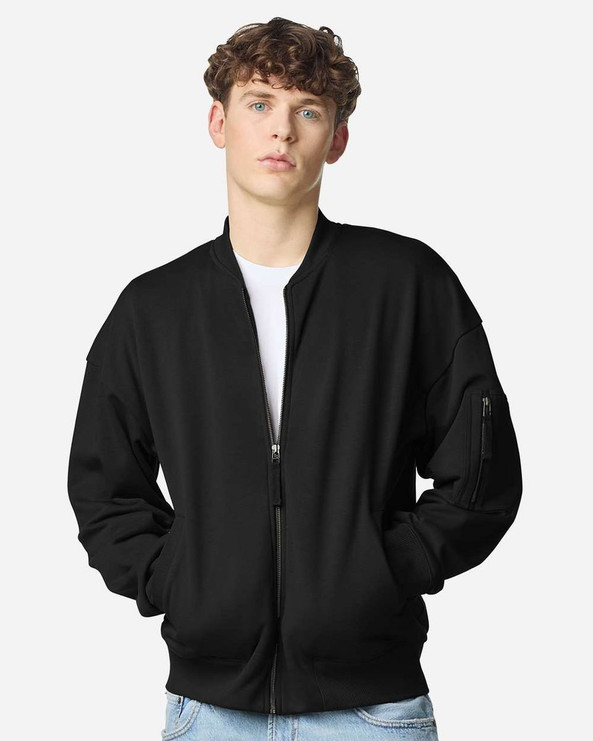American Apparel FTJ77 - Unisex French Terry Bomber Jacket