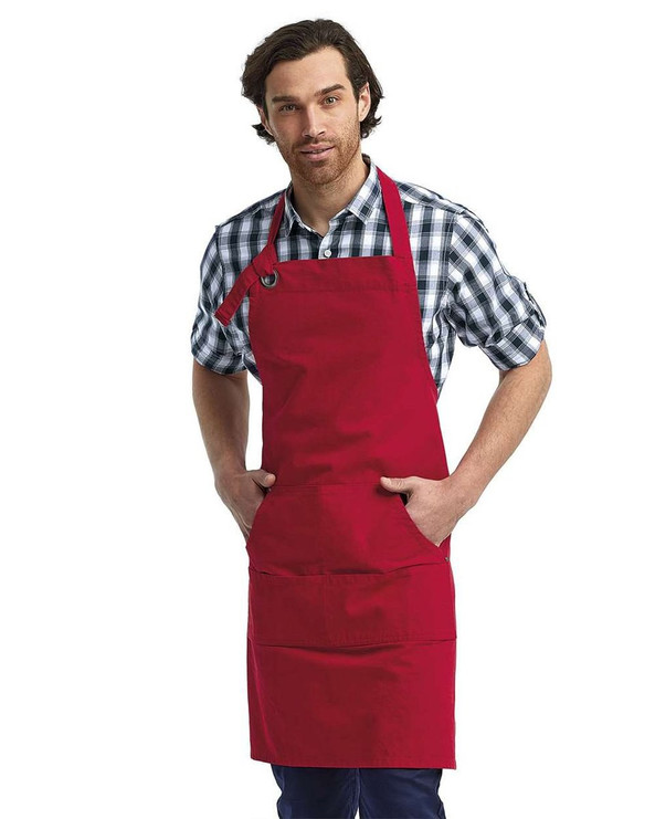 Artisan Collection by Reprime RP137 - Unisex "Calibre" Heavy Cotton Canvas Pocket Apron