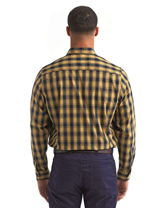 Artisan Collection by Reprime RP250 - Camisa de algodón a cuadros Mulligan para hombre