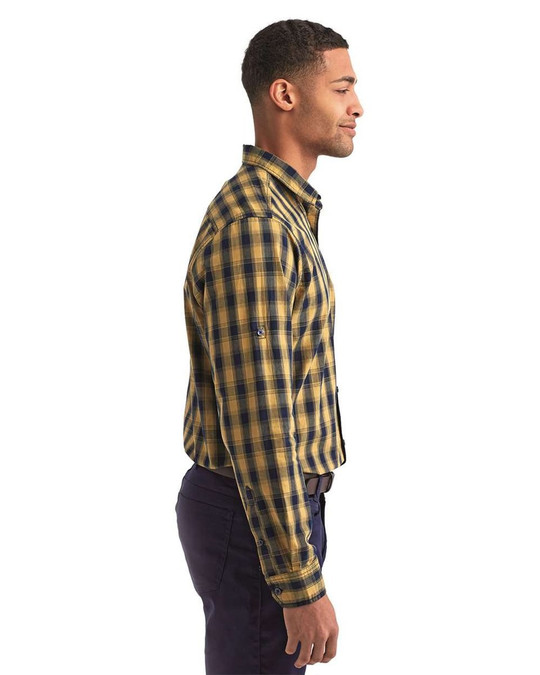 Artisan Collection by Reprime RP250 - Camisa de algodón a cuadros Mulligan para hombre