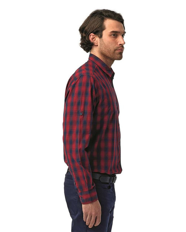 Artisan Collection by Reprime RP250 - Camisa de algodón a cuadros Mulligan para hombre
