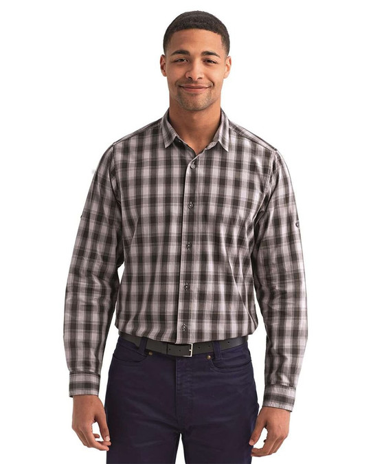 Artisan Collection by Reprime RP250 - Camisa de algodón a cuadros Mulligan para hombre