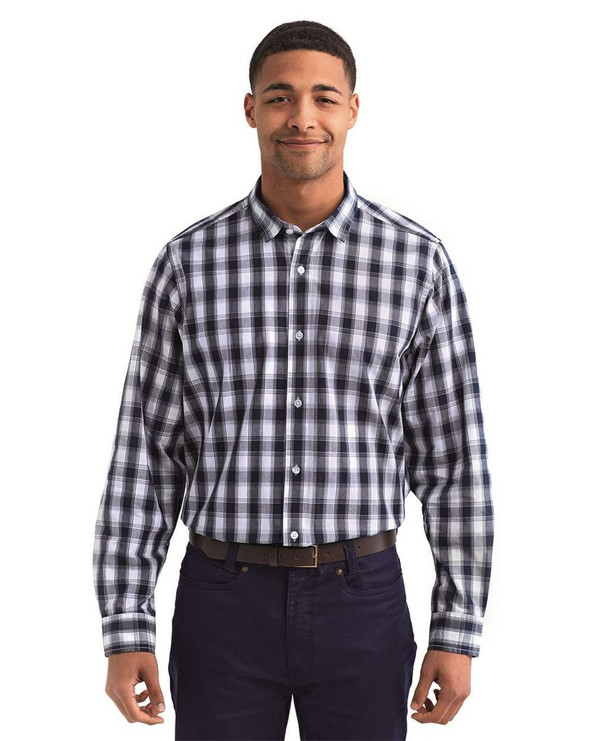 Artisan Collection by Reprime RP250 - Men's Mulligan Check Cotton Shirt