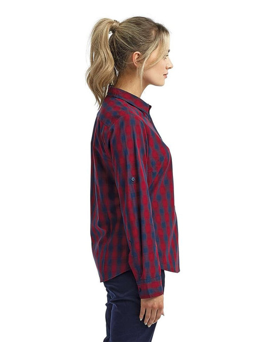 Artisan Collection by Reprime RP350 - Women's Mulligan Check Cotton Dress Shirt