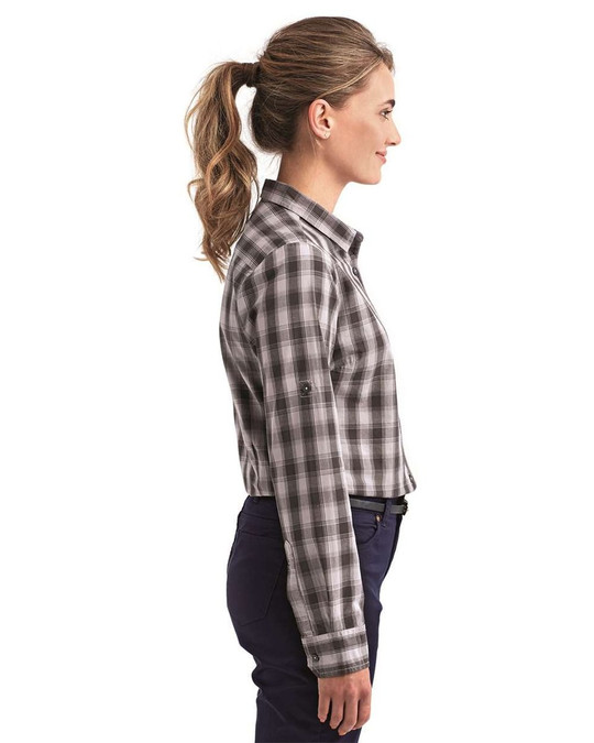 Artisan Collection by Reprime RP350 - Women's Mulligan Check Cotton Dress Shirt
