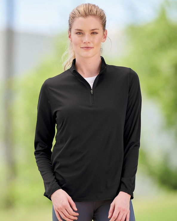 Augusta Sportswear 2787 - Pulóver de rendimiento con cremallera de un cuarto Attain Color Secure® para mujer