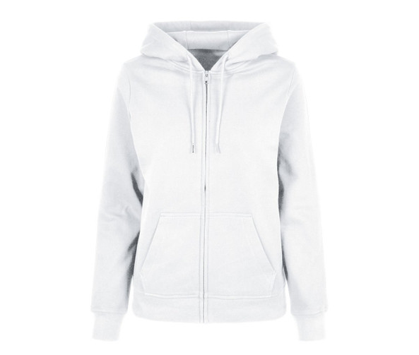 BUILD YOUR BRAND BYB009 - LADIES BASIC ZIP HOODY