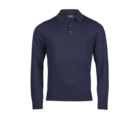 TEE JAYS TJ6002 - Wollen poloshirt met lange mouwen