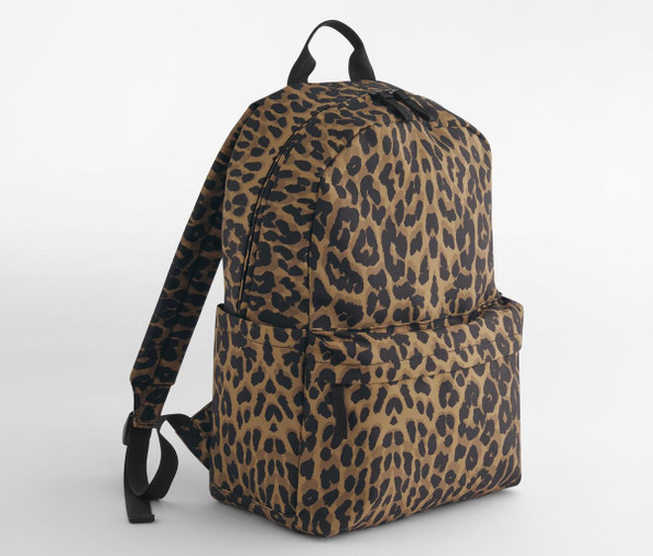 BAGBASE BG195 - Zaino con stampa leopardata
