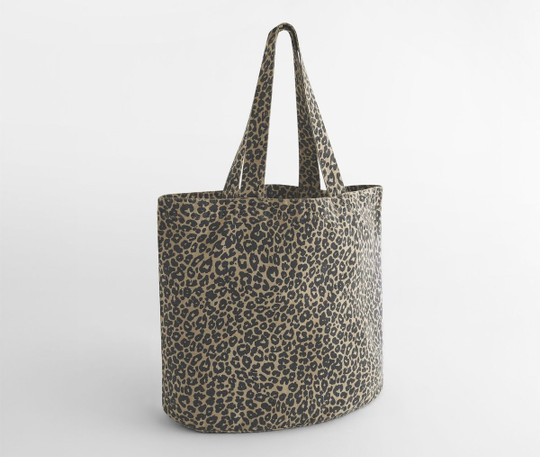 WESTFORD MILL WM335 - Leopard print shopping bag