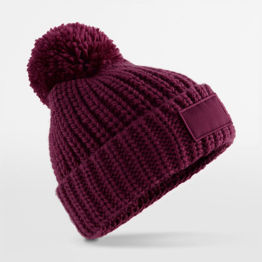 BEECHFIELD BF329 - TOASTY PATCH BEANIE