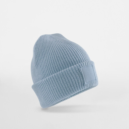BEECHFIELD BF336B - KIDS DEEP CUFFED TONAL PATCH BEANIE