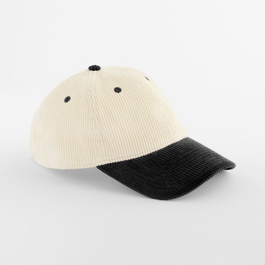 BEECHFIELD BF690 - CONTRAST PEAK CORDUROY CAP