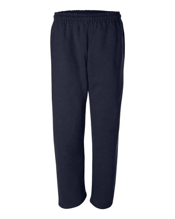 Gildan 12300 OPEN BOTTOM SWEATPANTS WITH POCKETS - 15.5 oz.