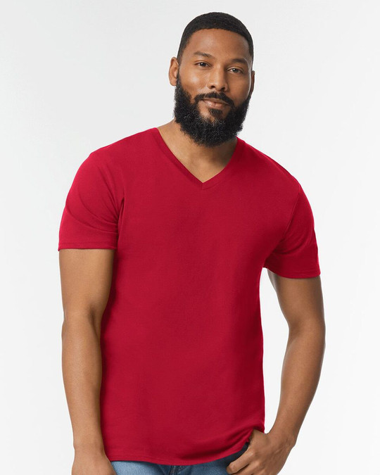 Gildan 64V00 - Camiseta de cuello en V