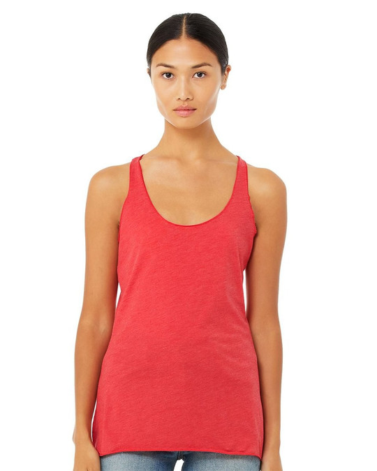 Bella+Canvas 8430 - Camiseta sin mangas de tirantes para damas Triblend
