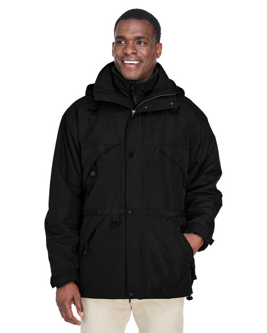 Ash City North End 88007 - Parka Techno Series 3-En-1 Pour Homme Avec Garniture Armurée