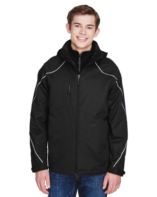 North End 88196 - CHAQUETA 3 EN 1 PARA HOMBRE ANGLE CON FORRO DE FORRO POLAR UNIDO