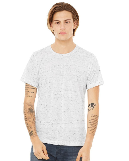 Bella+Canvas 3650 - Camiseta de manga corta de poliéster y algodón