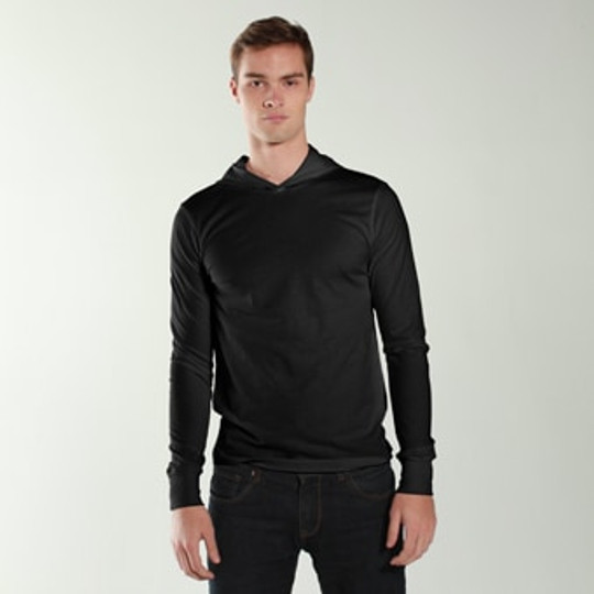 Bella+Canvas 3512 t-shirt jersey unisexe à capuchon et manches longues