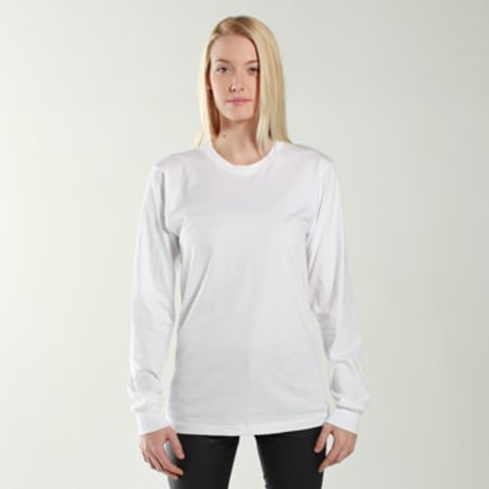 American Apparel  2007  Unisex Fine Jersey Long-Sleeve T-Shirt