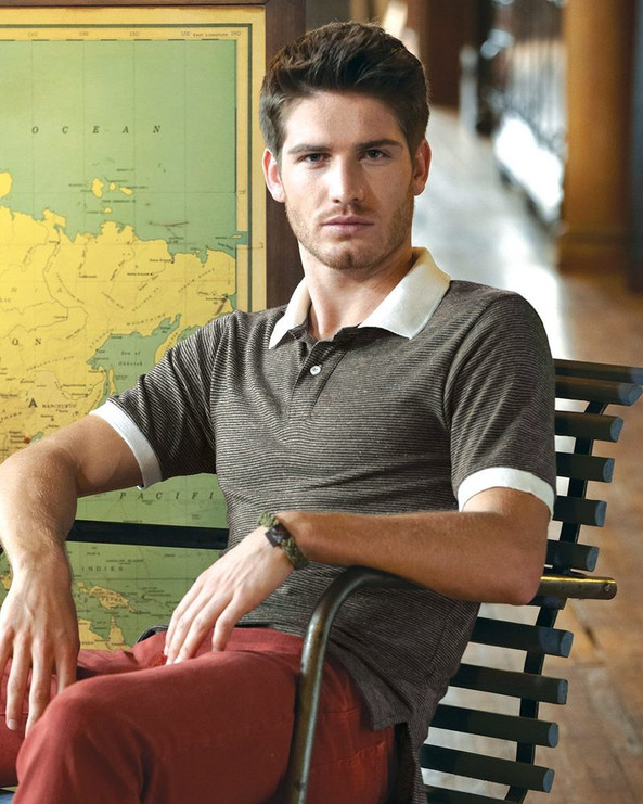 Alternative 1901 - Eco-Jersey Feeder Stripe Polo