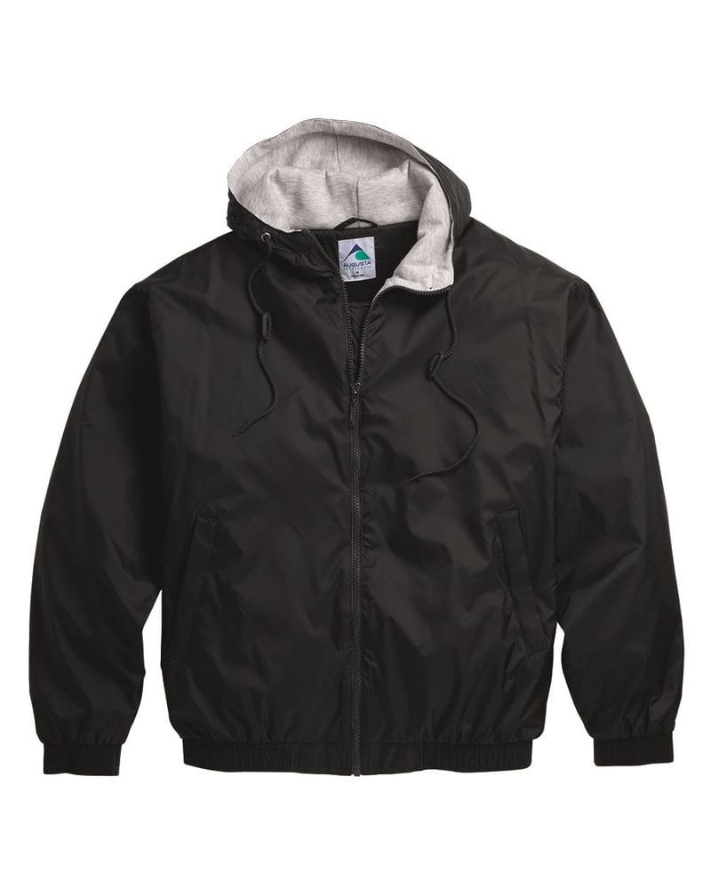 Augusta Sportswear 3280 - Campera de tafetán con capucha/forro polar