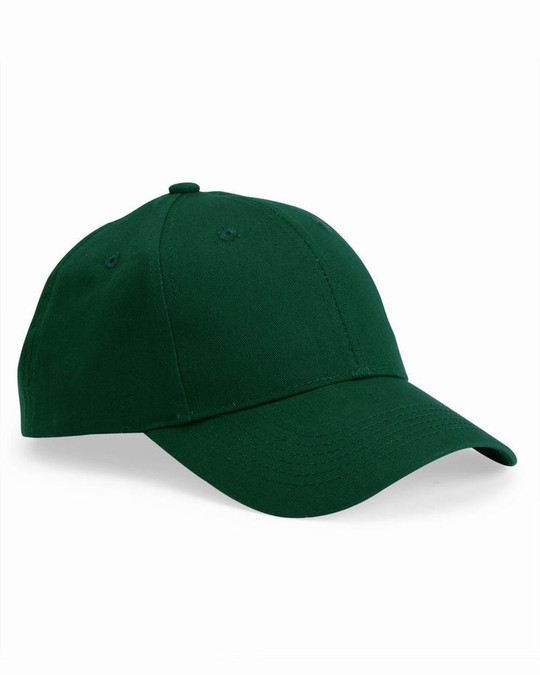 Valucap VC100 - Gorra de sarga de algodón estructurada con cierre de lengüeta de plástico