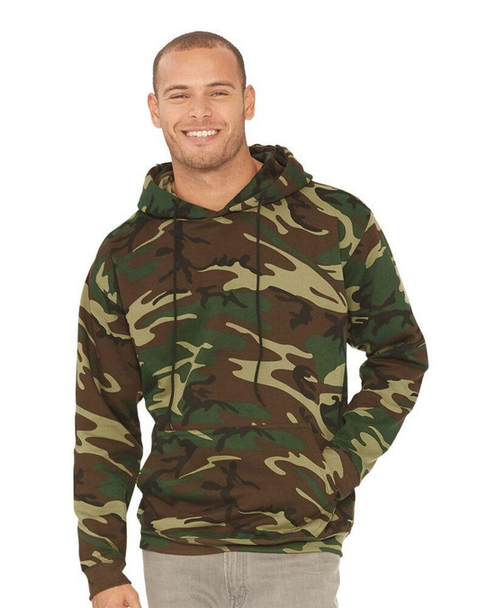 Code V 3969 - Sudadera con capucha de camuflaje