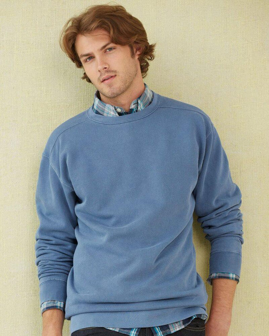 Comfort Colors 1566 - Buzo de prenda teñida de cuello redondo