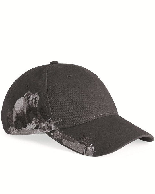 Dri Duck 3319 - Gorra de sarga cepillada Grizzly Bear