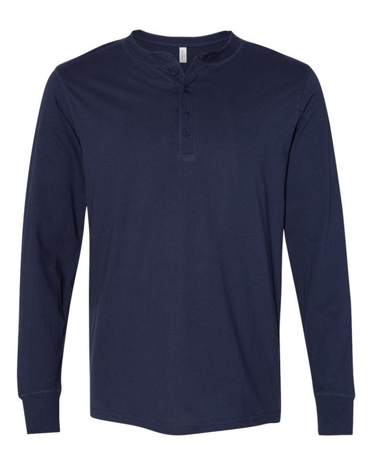 Bella+Canvas 3150 - Jersey Henley de Manga Larga