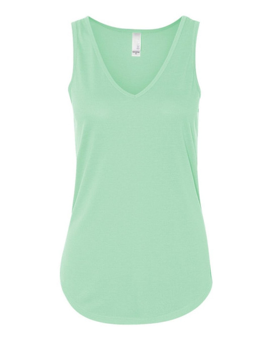 Bella+Canvas 8805 - Camiseta sin mangas con cuello en V fluido