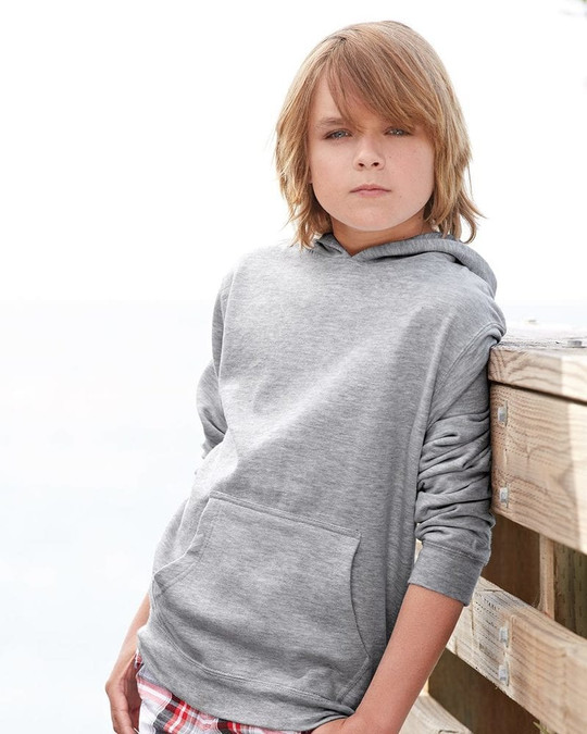 Independent Trading Co. SS4001Y - Sudadera con capucha de peso medio para jóvenes
