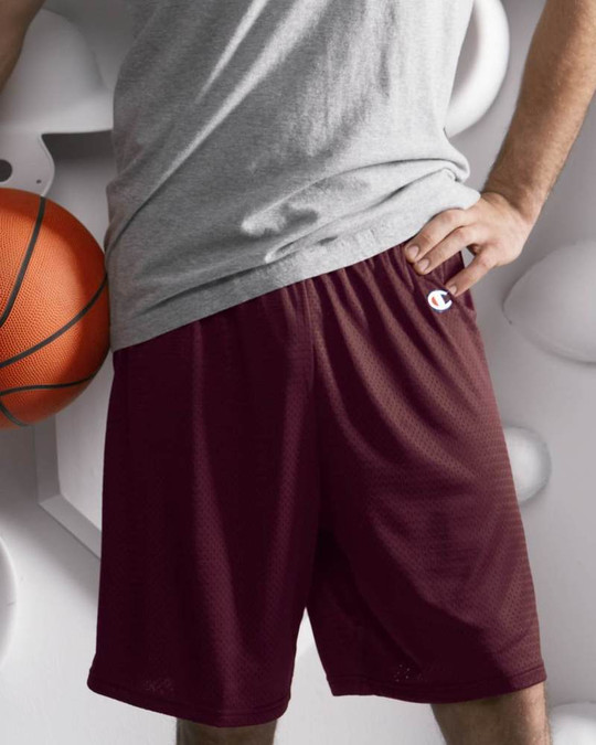 Champion 8731 - Pantalones Cortos de Malla de Poliéster