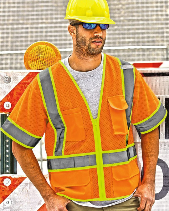 ML Kishigo 1242-1243 - Chaleco de Topógrafo de Malla Ultra-Cool™