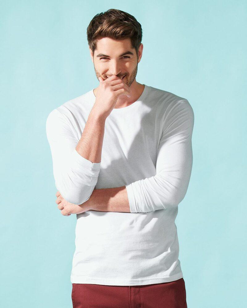 Next Level 3601 - Remera manga larga premium de cuello redondo