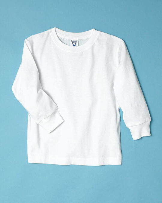 Rabbit Skins 3302 - Camiseta de Manga Larga para Niños Pequeños de Fine Jersey