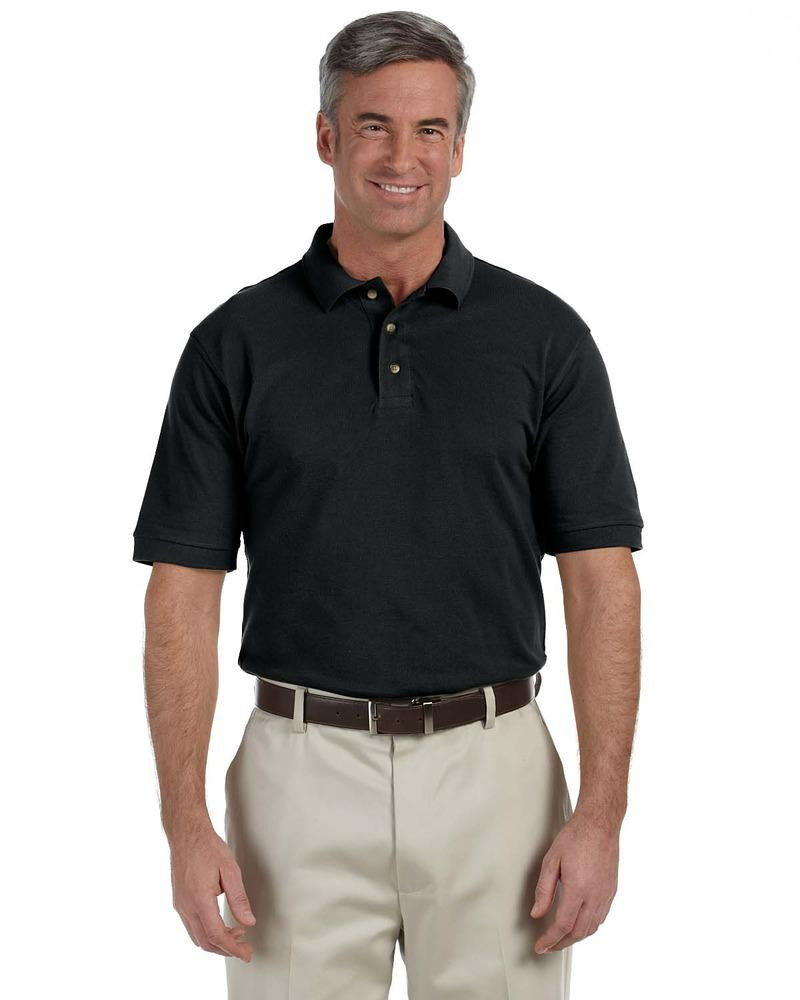 Harriton M200T - Tall 6 oz. Ringspun Cotton Piqué Short-Sleeve Polo