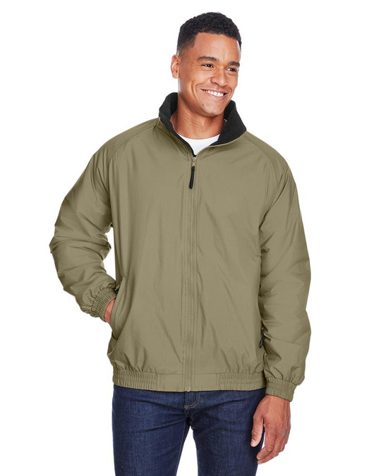 Harriton M740 - Veste en nylon doublée de polaire