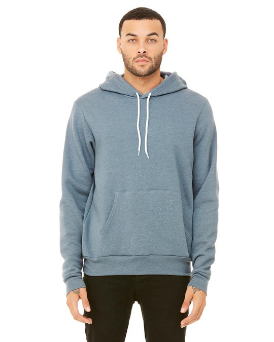 Bella+Canvas 3719 - Sudadera con capucha de forro polar de poliéster-algodón