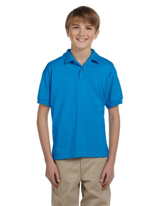 Gildan G880B - DryBlend® Youth 5.6 oz., 50/50 Jersey Polo