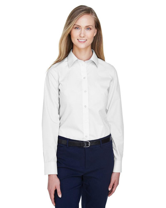 Devon & Jones D620W - Collection Couronne pour Dames en Broadcloth Uni