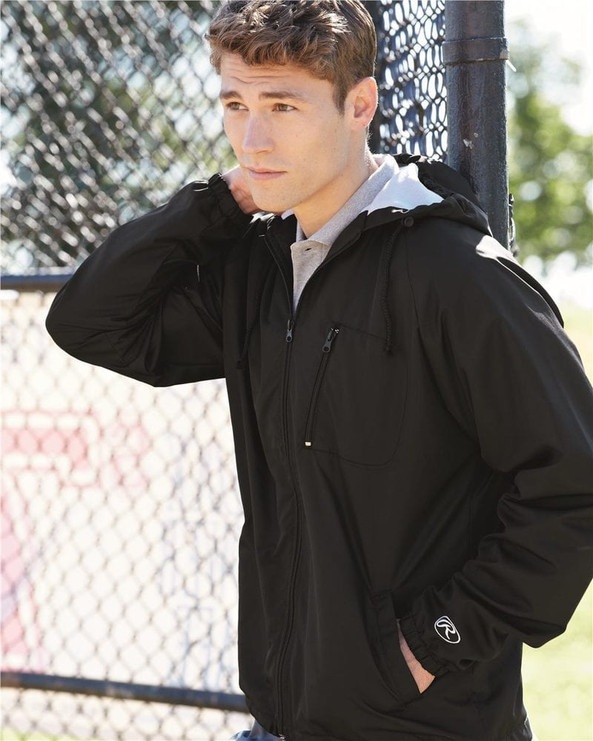 Rawlings 9728 - Hooded Full-Zip Wind Jacket